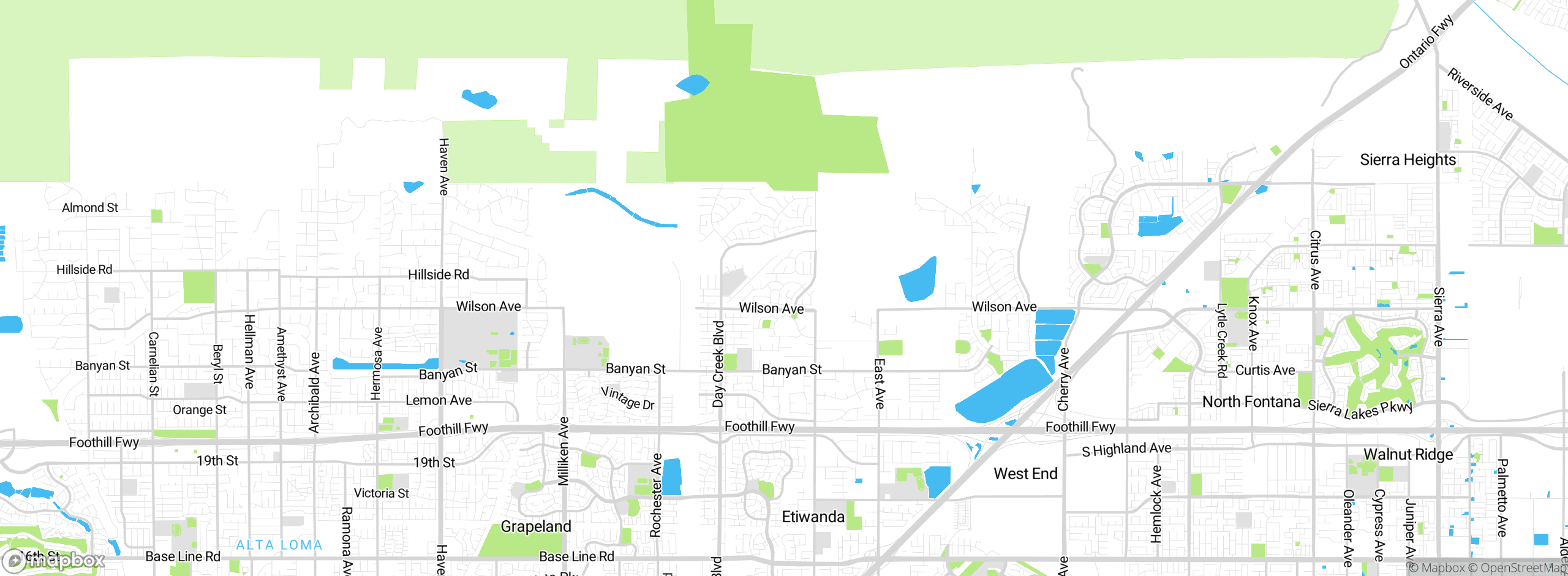 Map showing approximate location