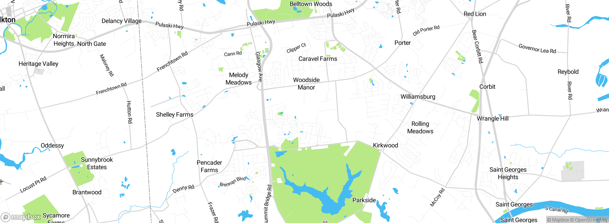 Map showing approximate location