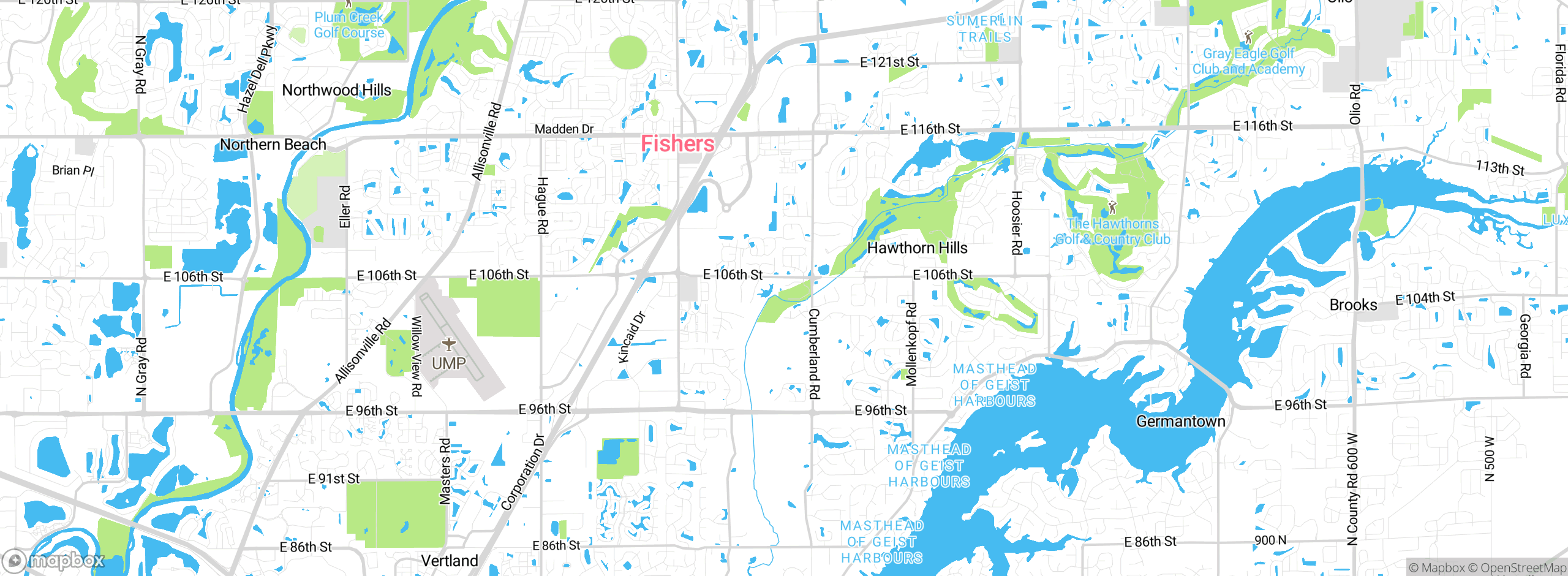 Map showing approximate location