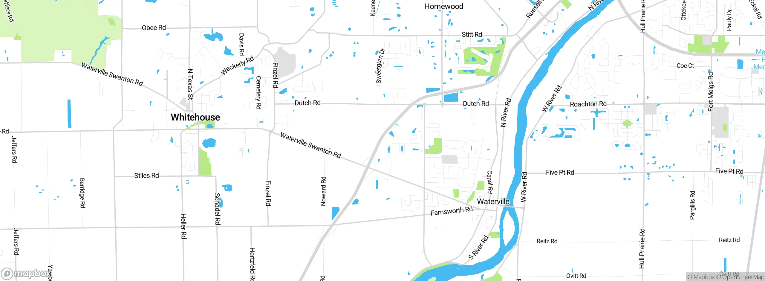 Map showing approximate location