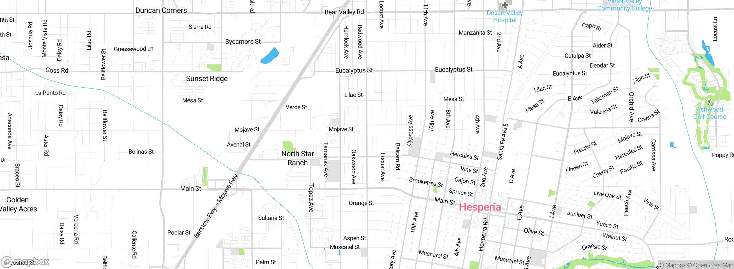 Map showing approximate location
