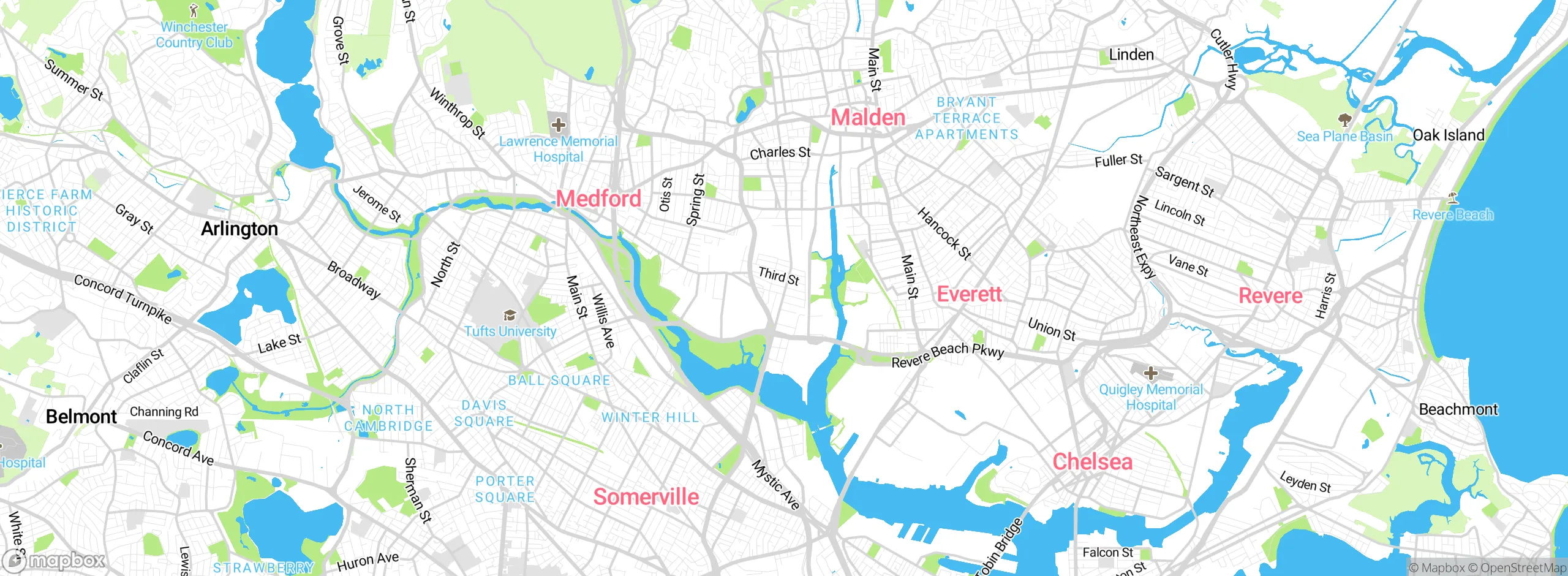 Map showing approximate location