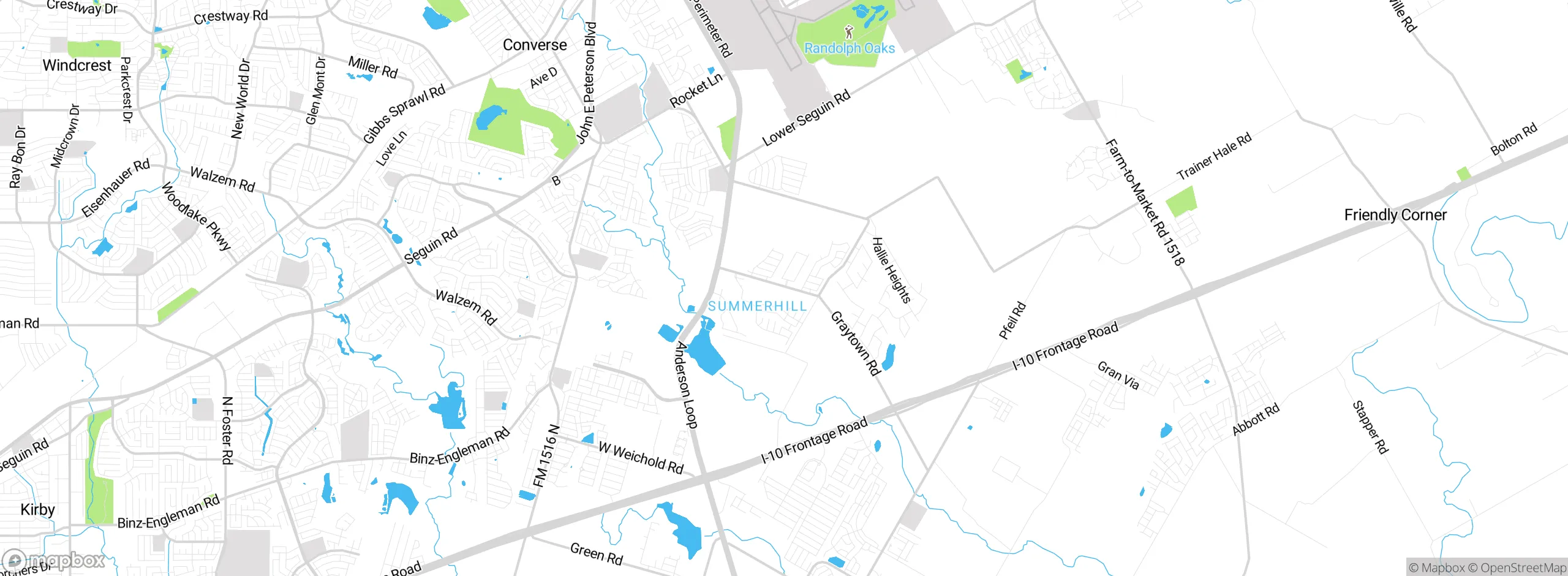 Map showing approximate location