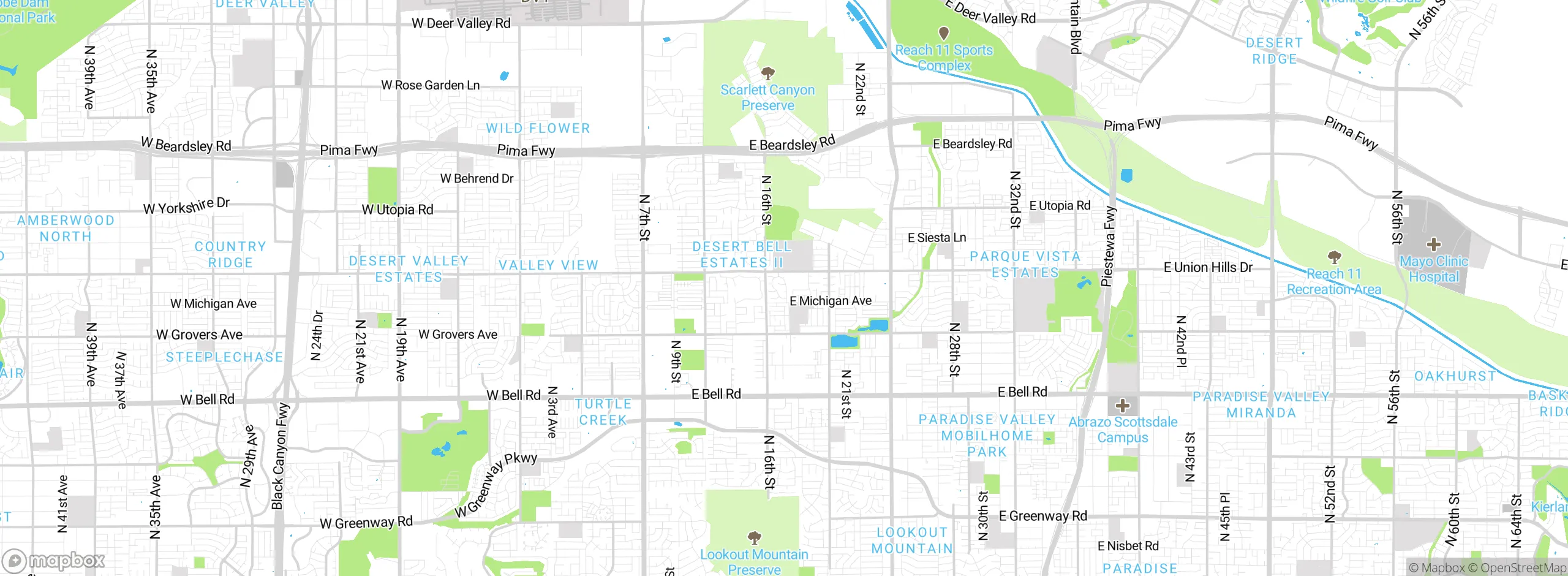 Map showing approximate location
