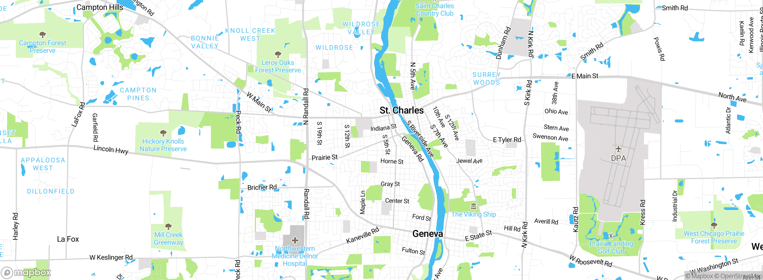 Map showing approximate location