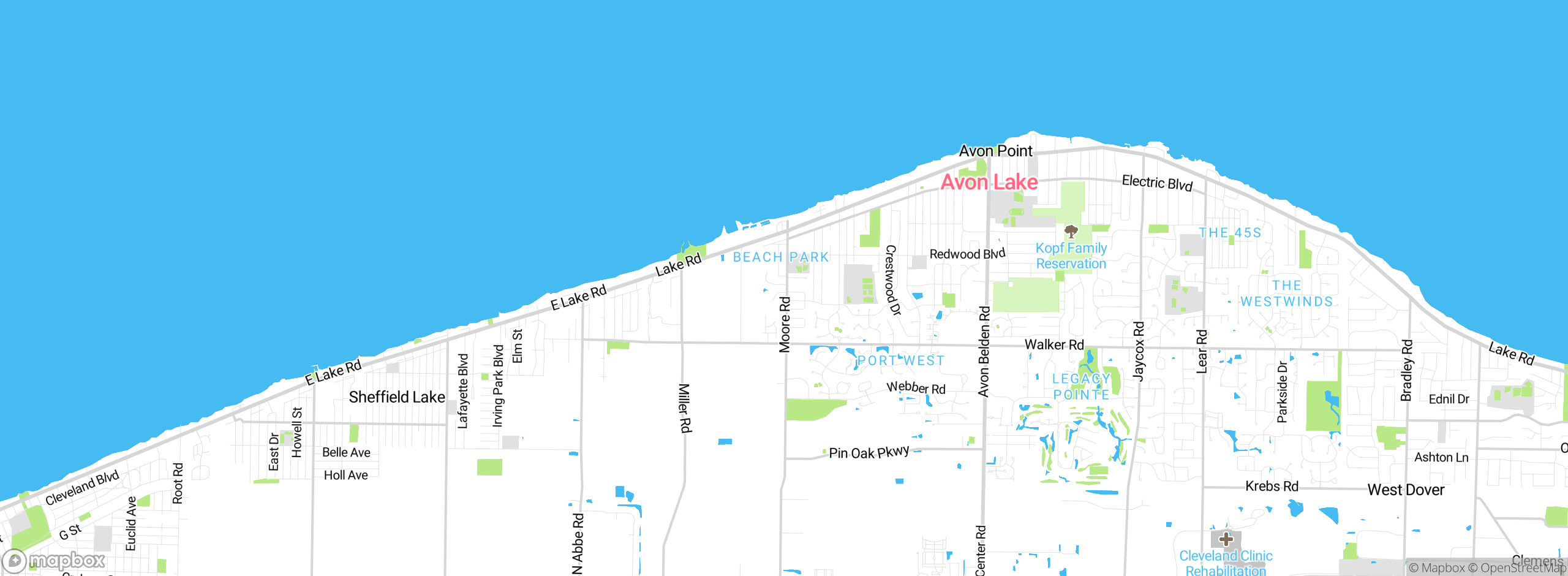 Map showing approximate location