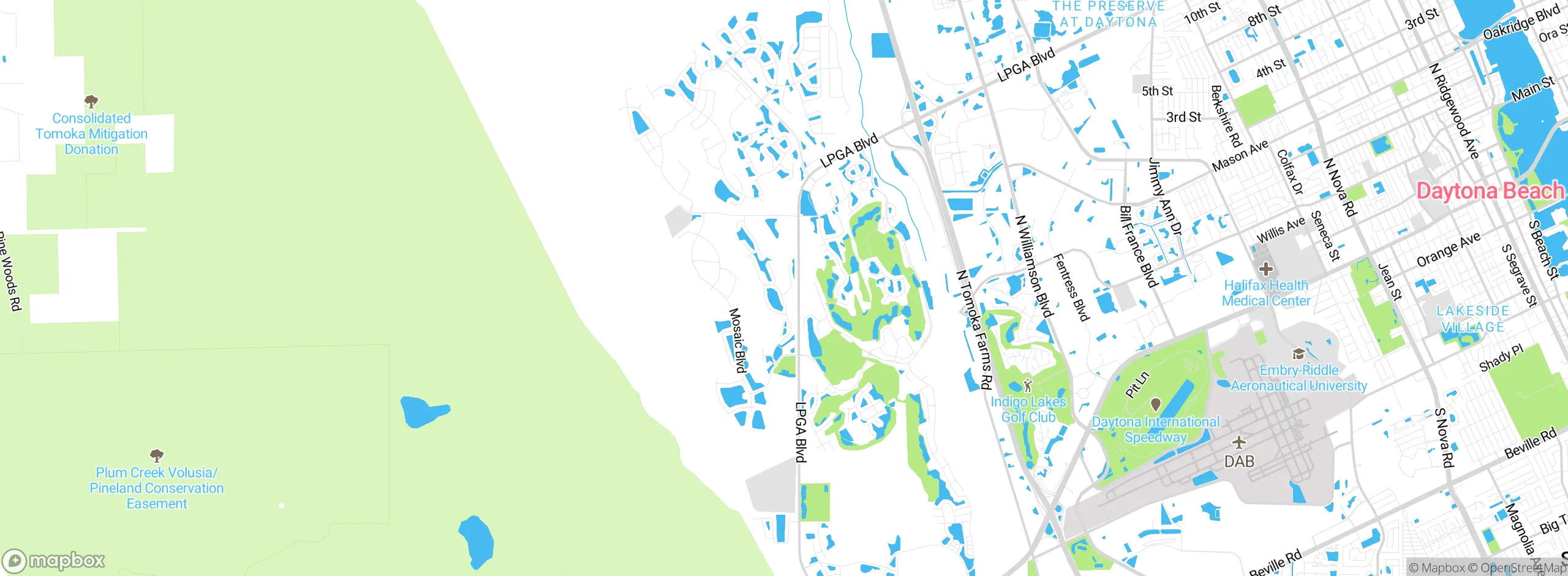 Map showing approximate location