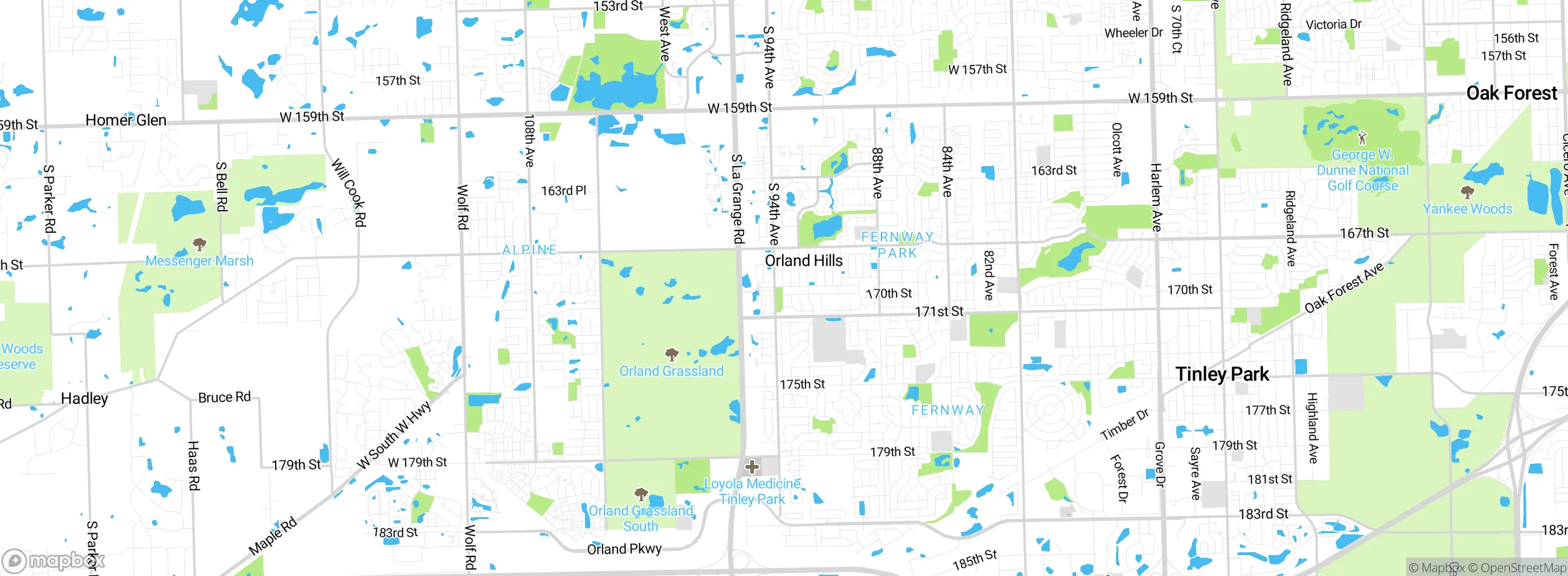 Map showing approximate location