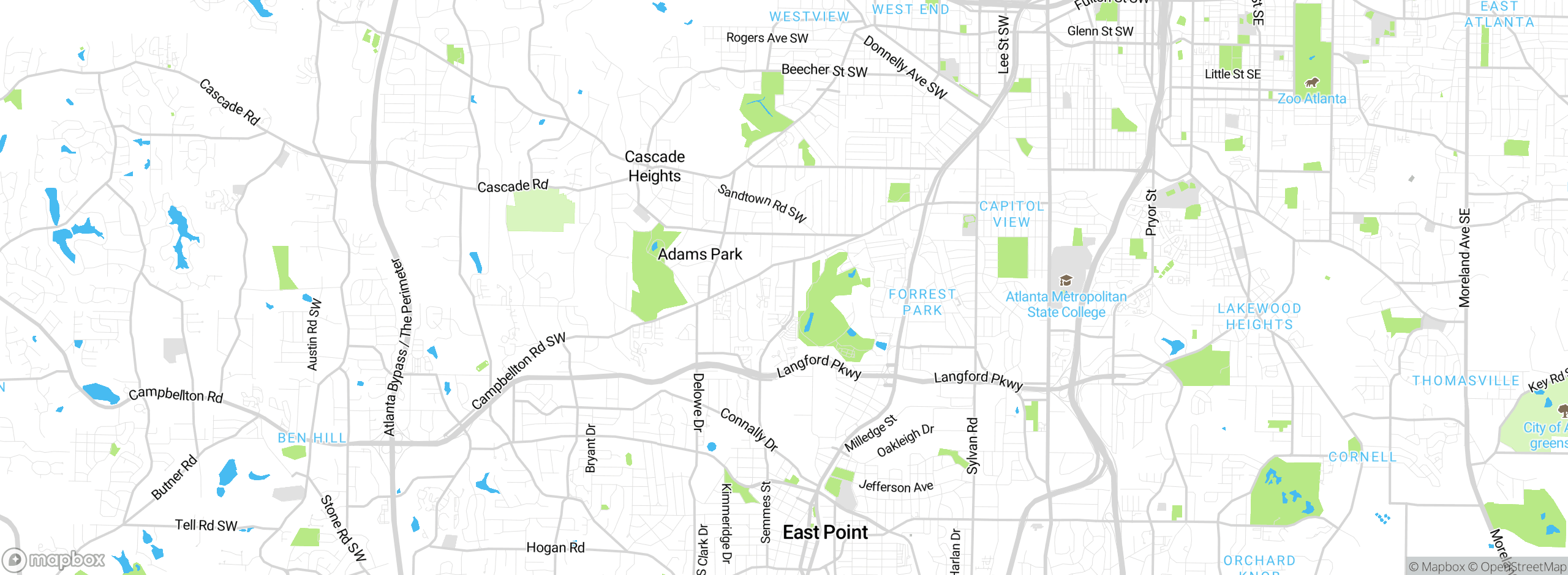 Map showing approximate location