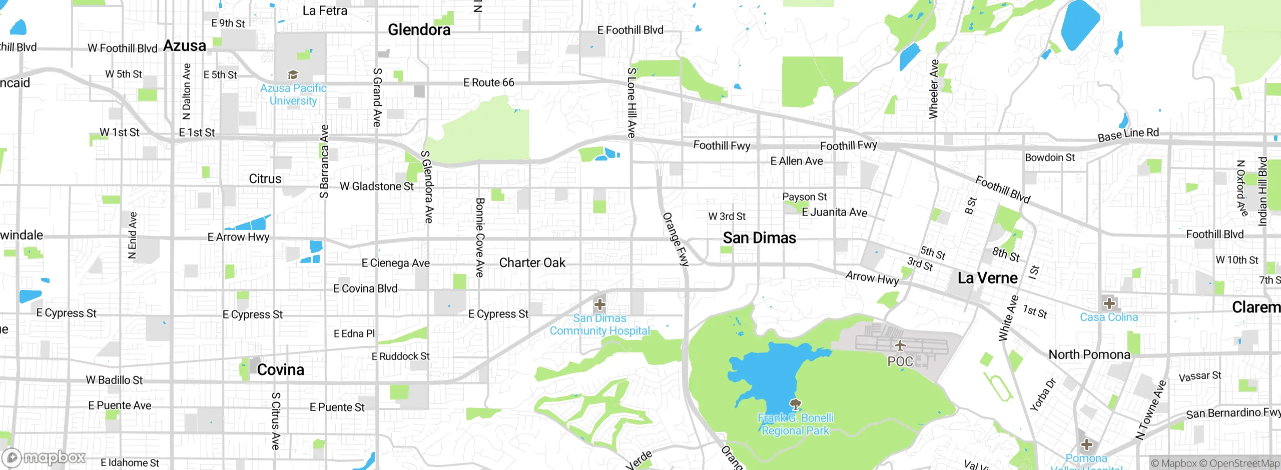 Map showing approximate location