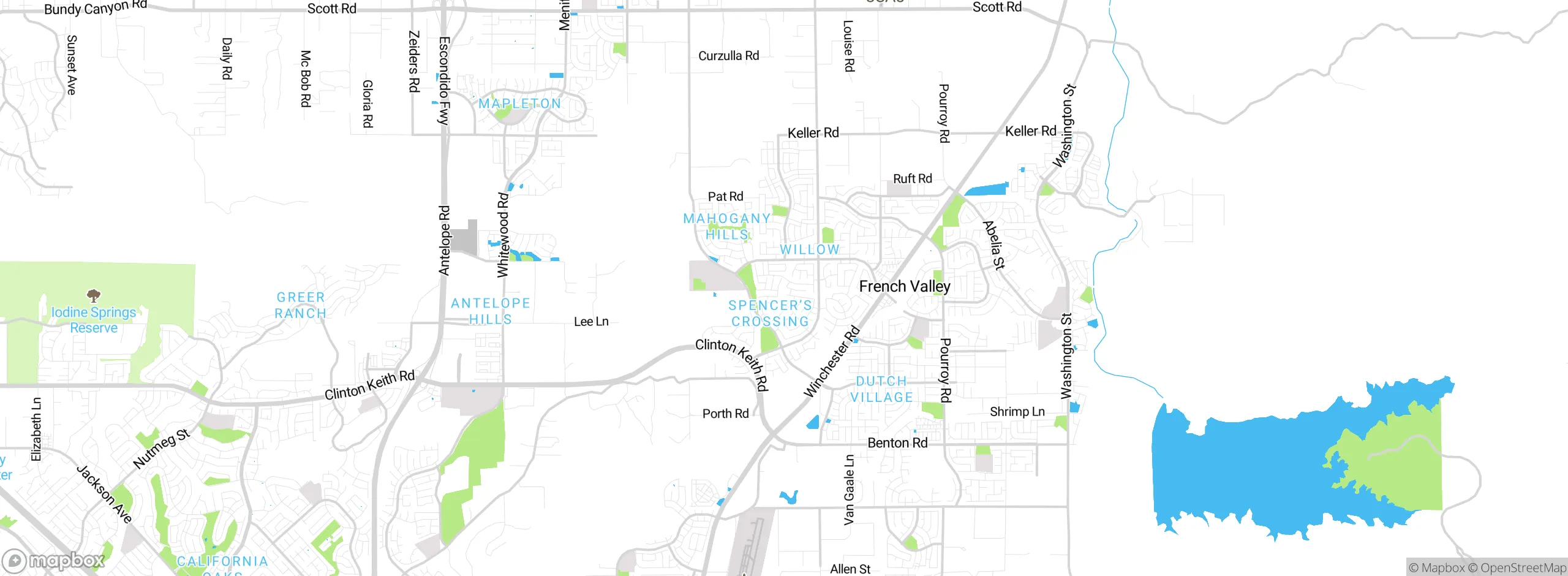 Map showing approximate location