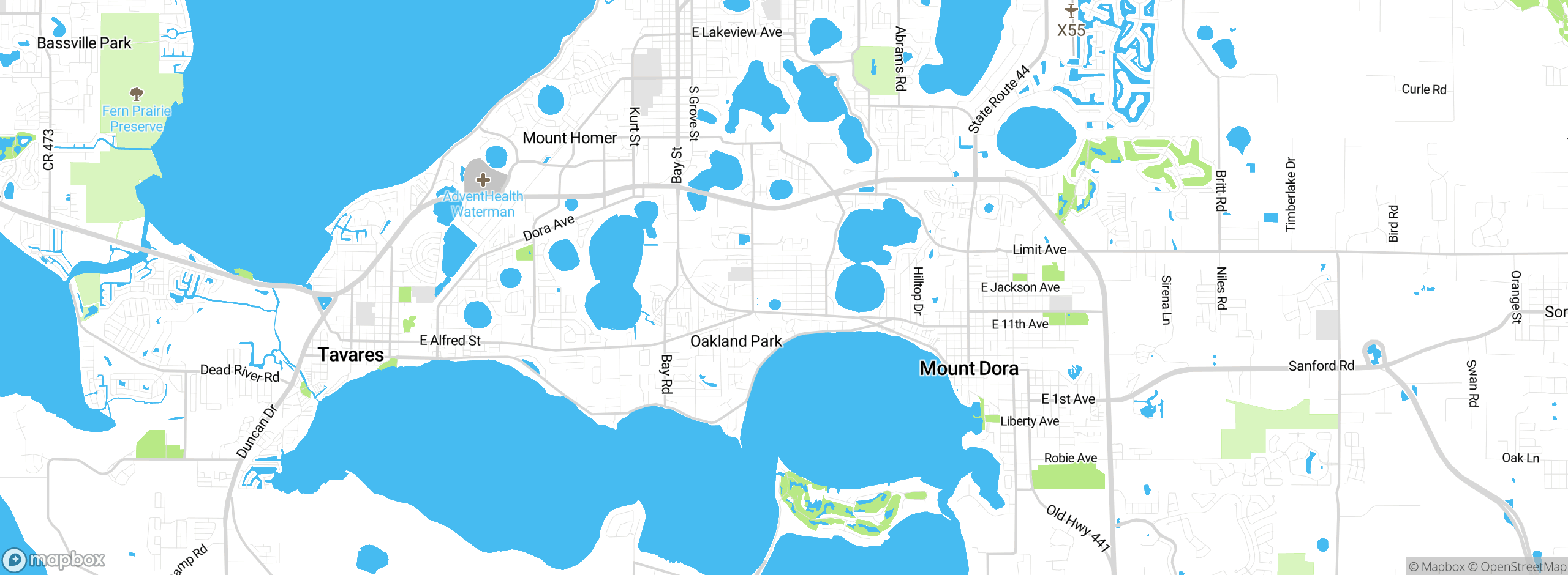 Map showing approximate location