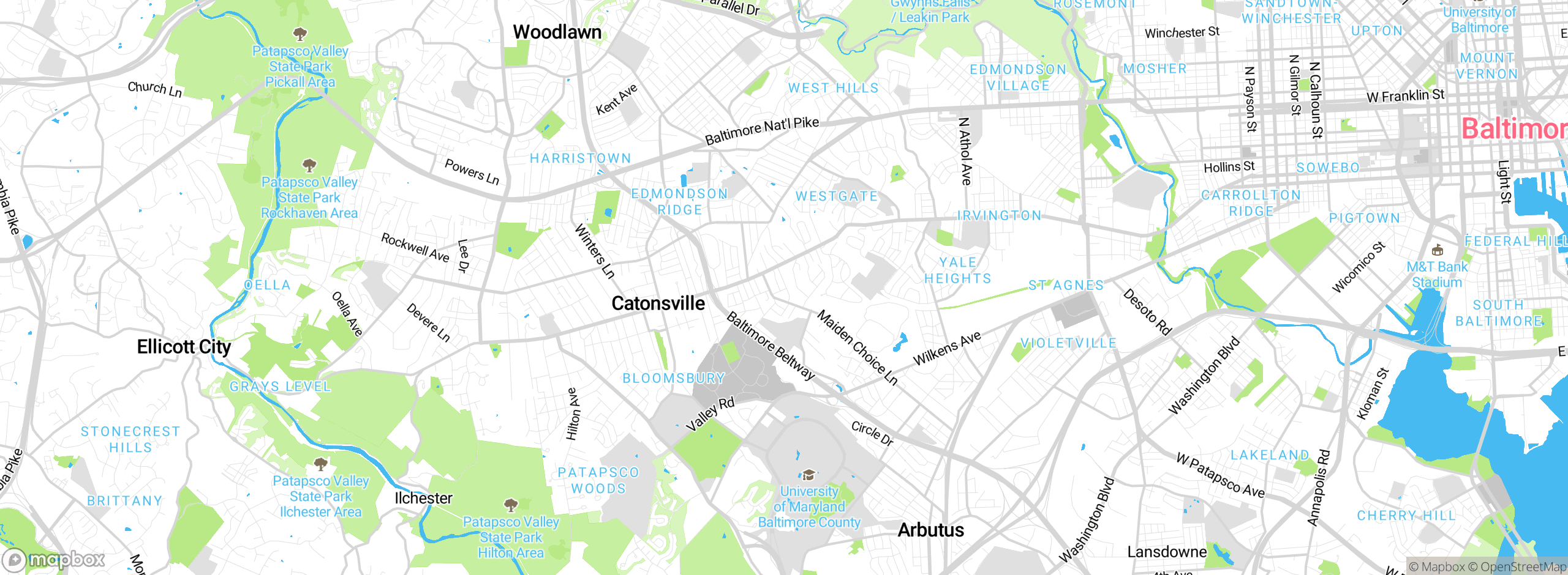 Map showing approximate location