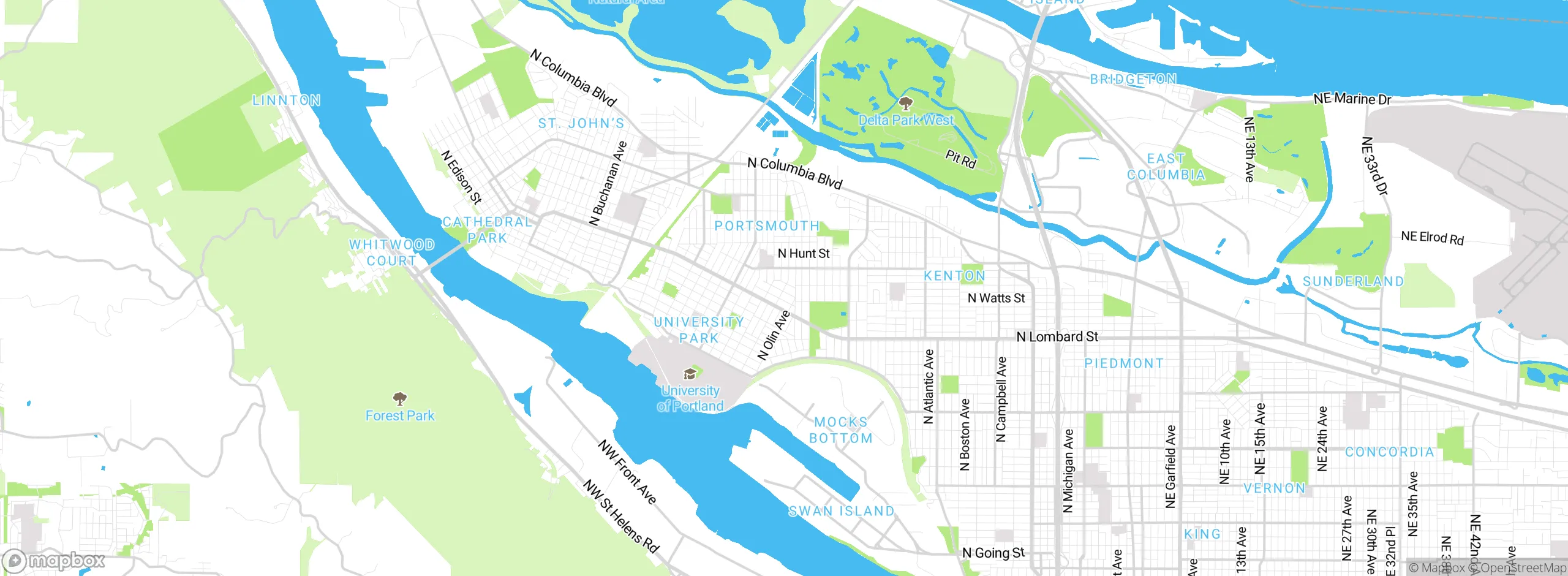 Map showing approximate location