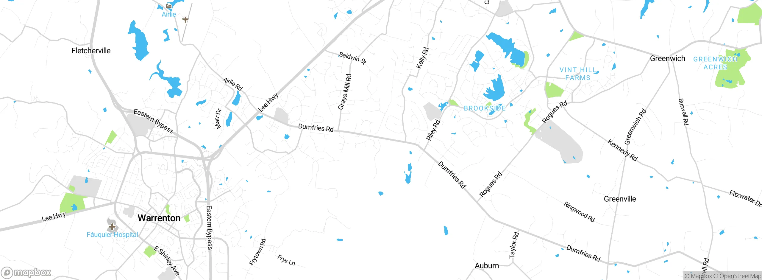 Map showing approximate location