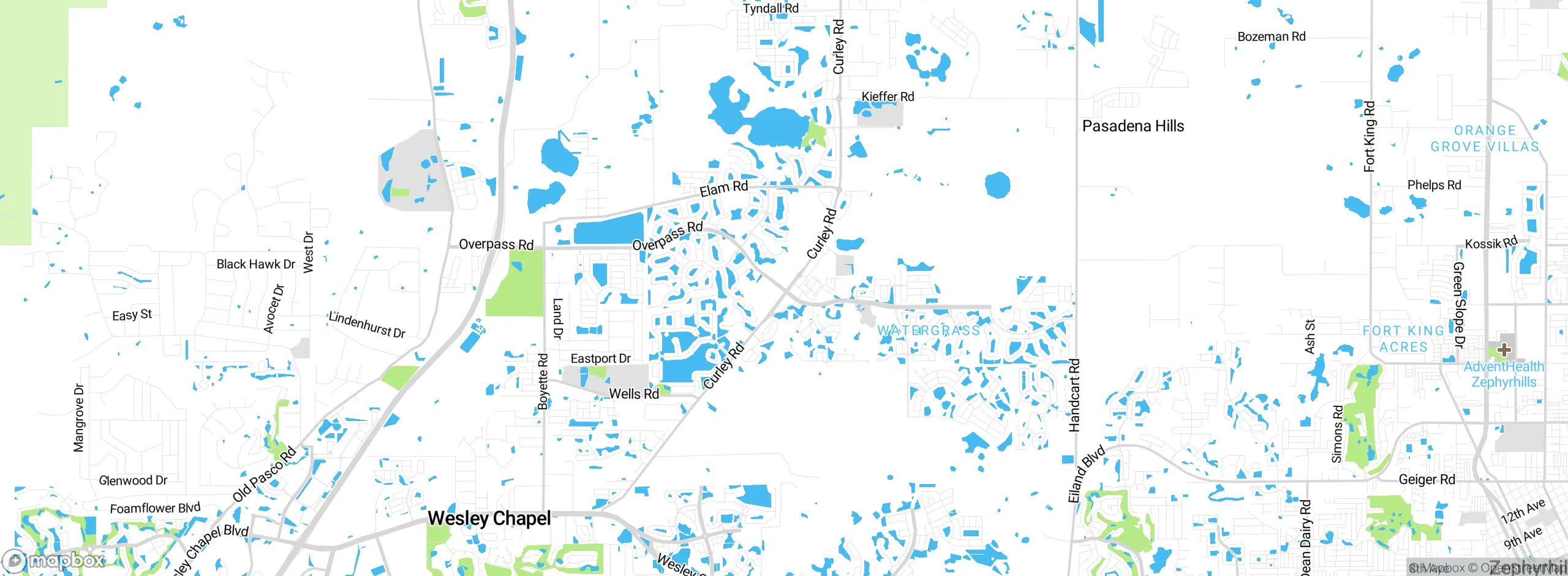 Map showing approximate location
