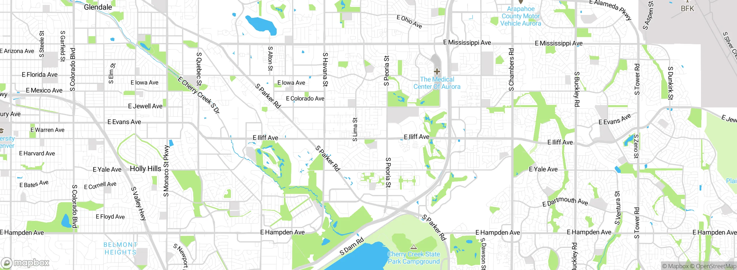 Map showing approximate location