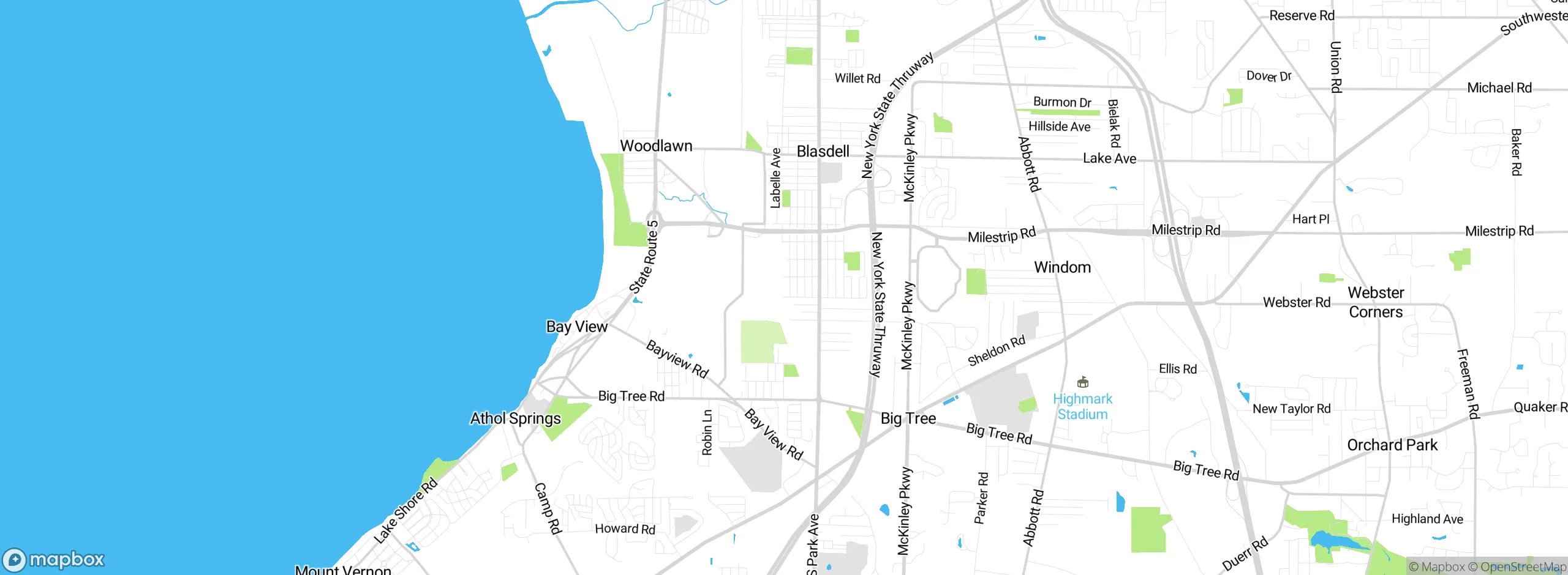 Map showing approximate location