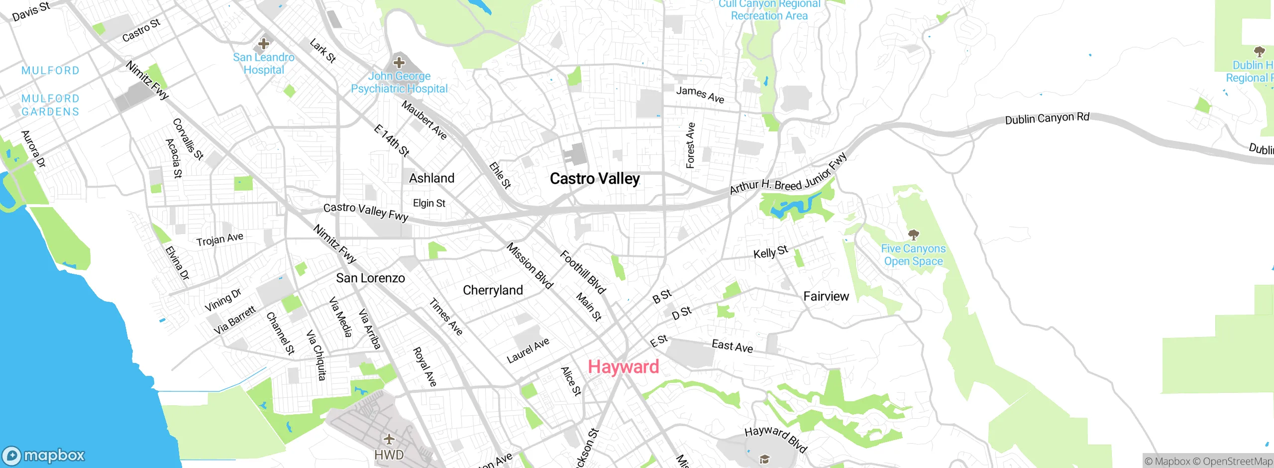 Map showing approximate location