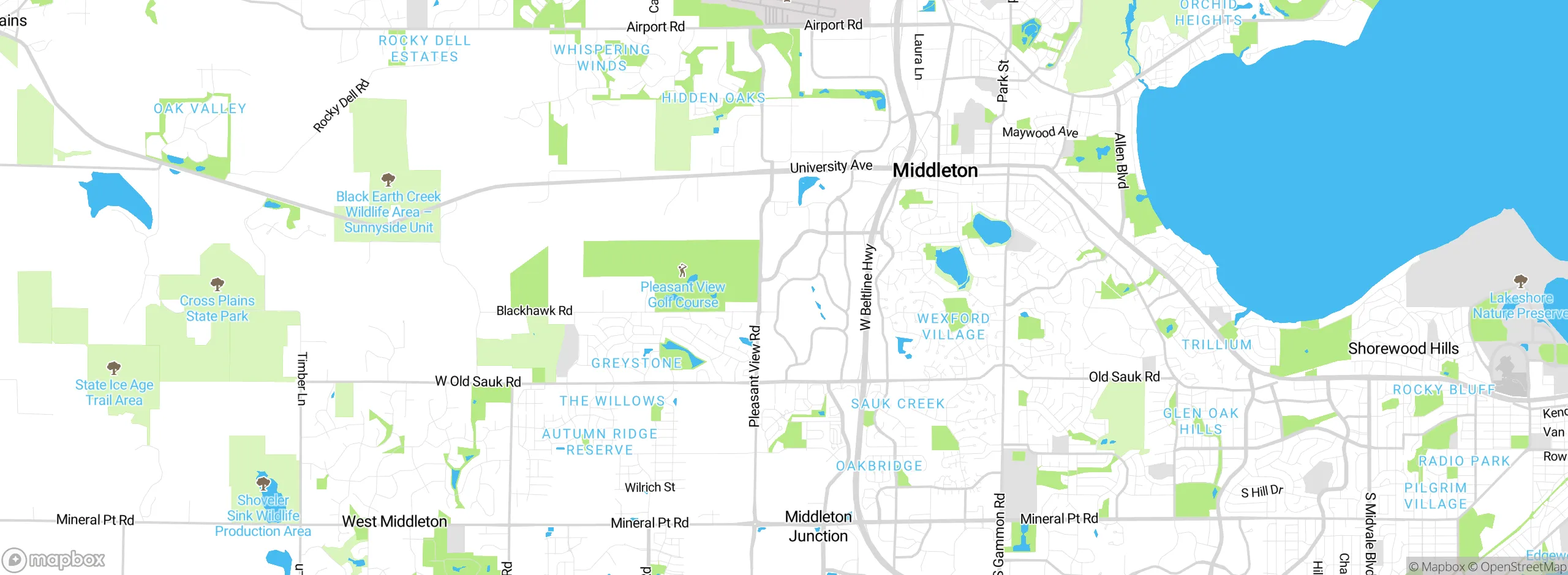 Map showing approximate location