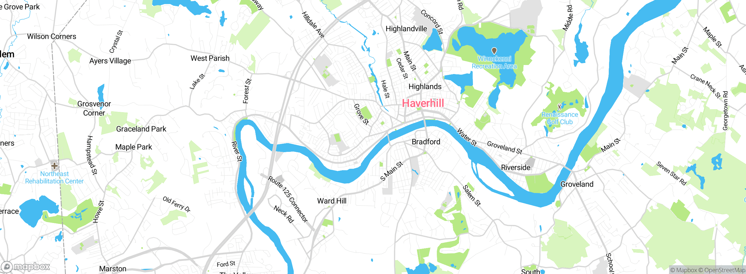 Map showing approximate location