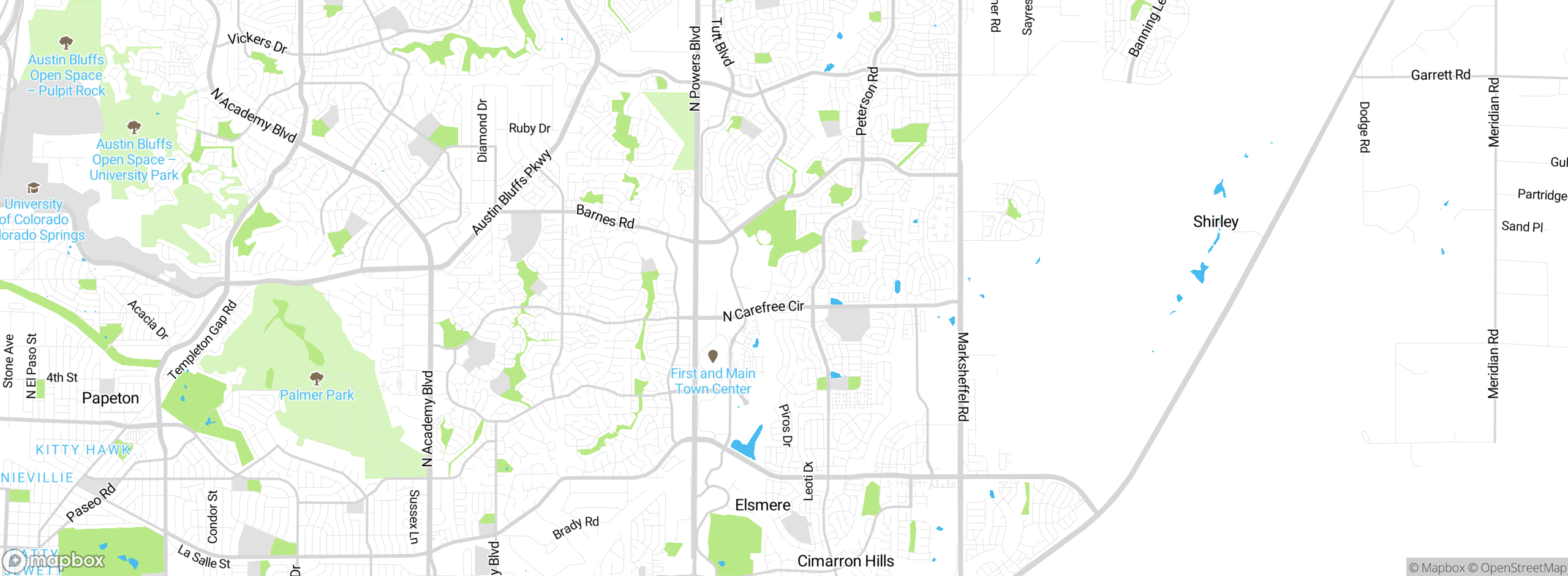 Map showing approximate location