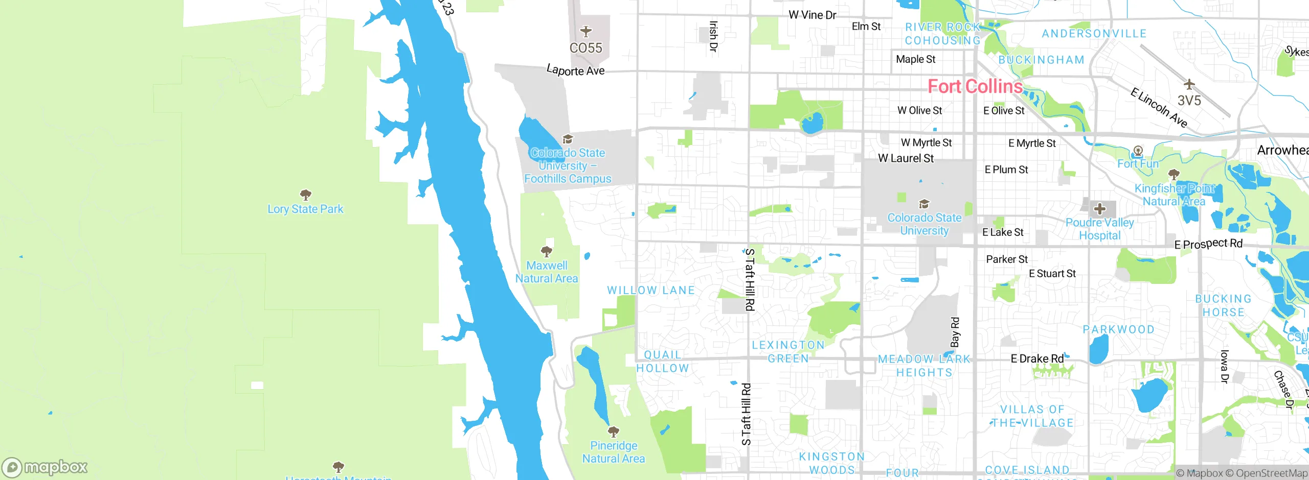 Map showing approximate location