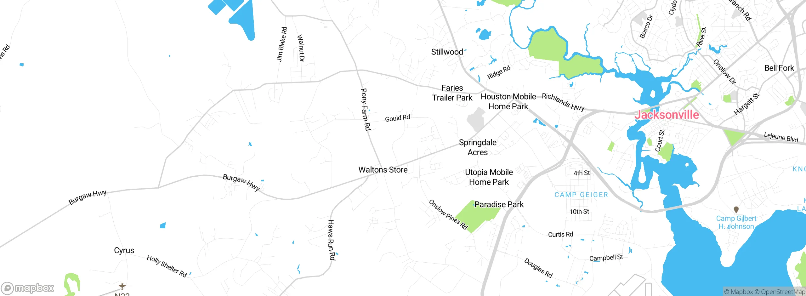 Map showing approximate location