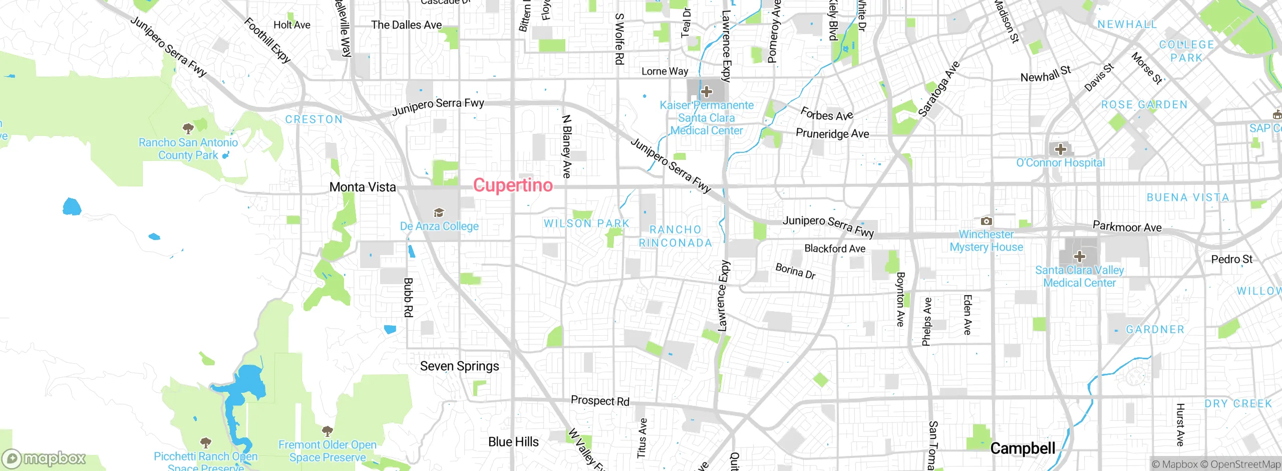 Map showing approximate location