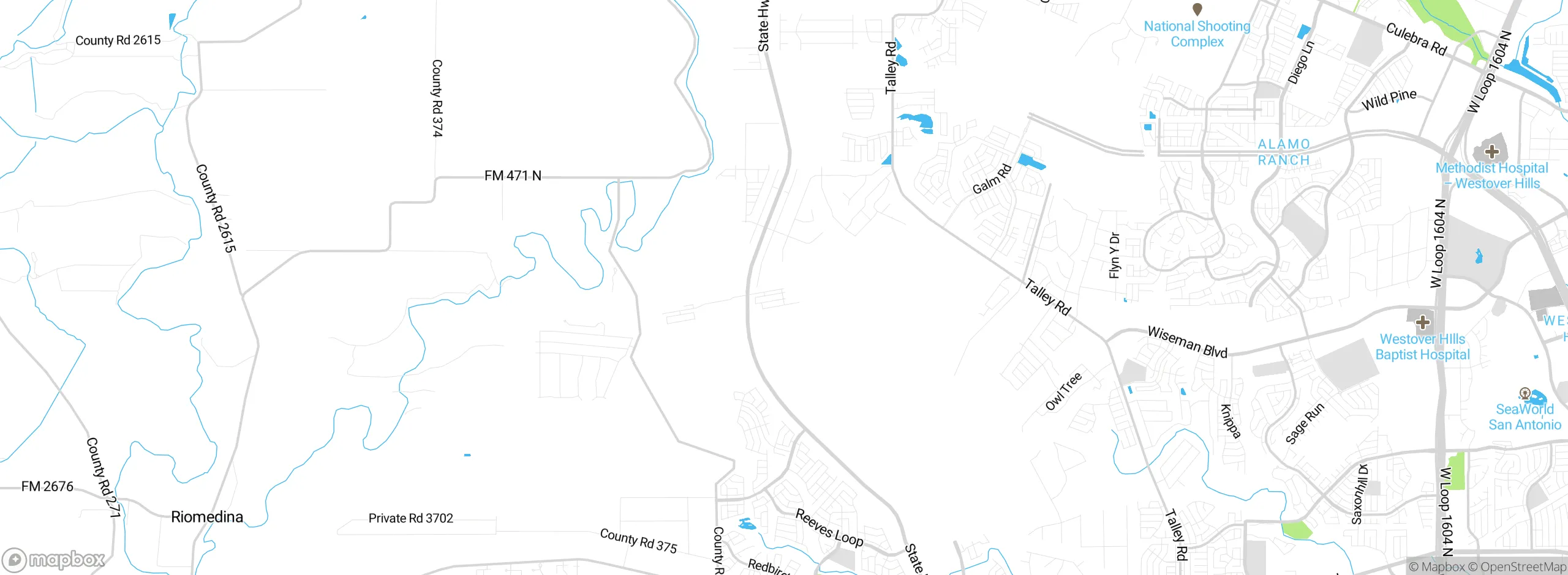 Map showing approximate location