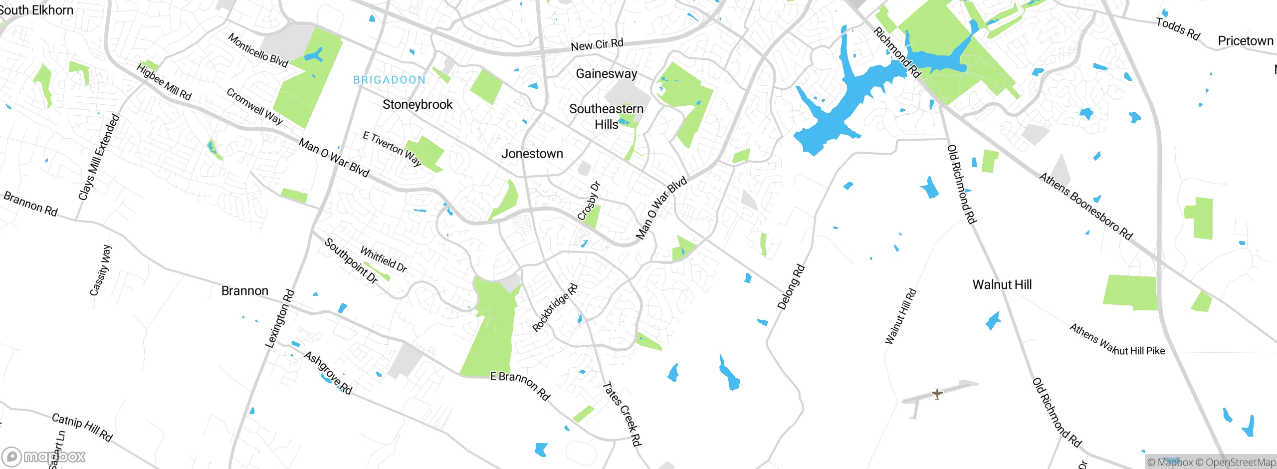 Map showing approximate location