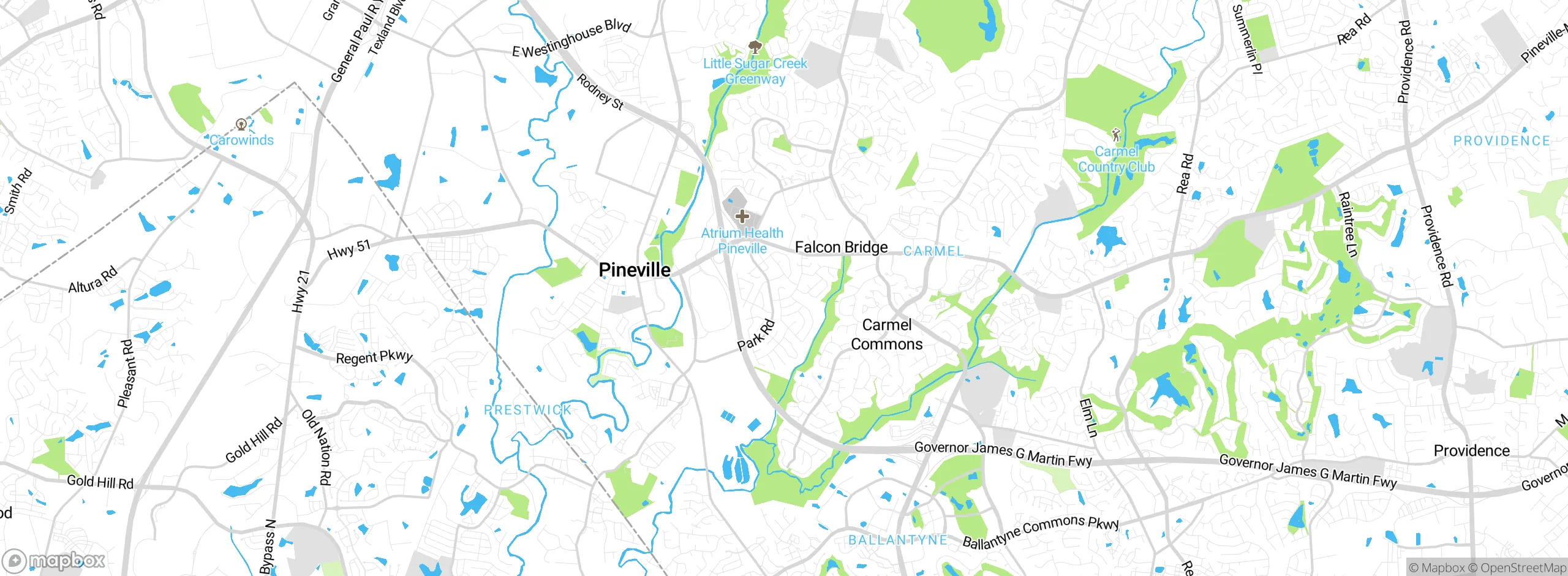 Map showing approximate location