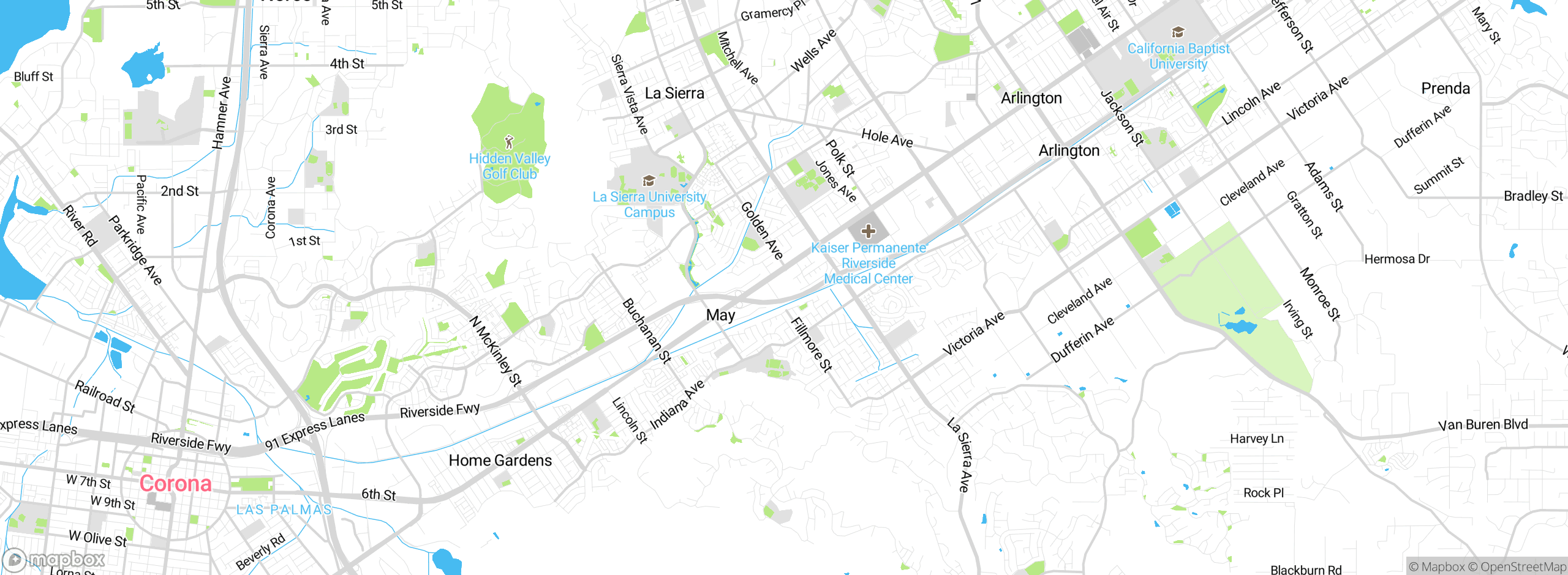 Map showing approximate location