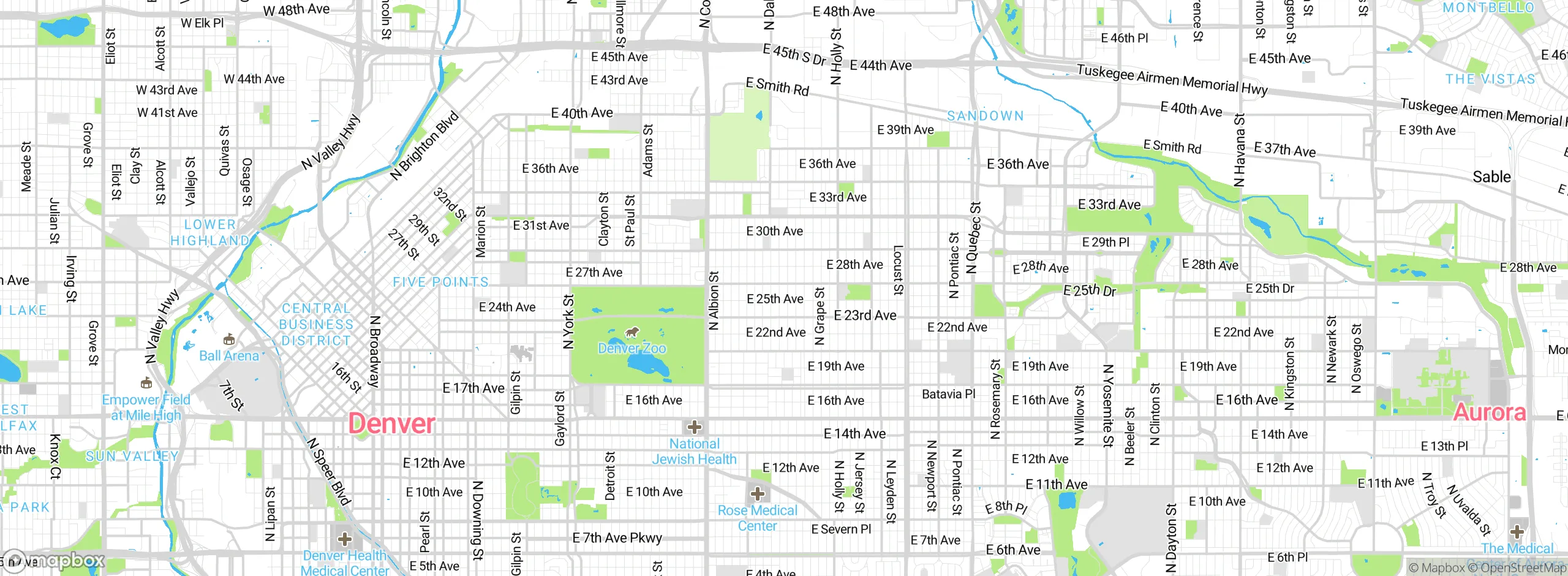 Map showing approximate location