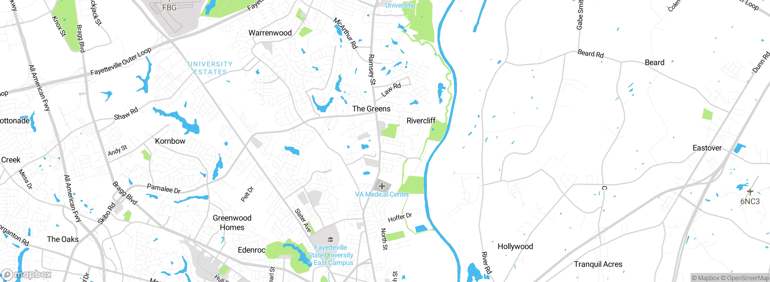Map showing approximate location