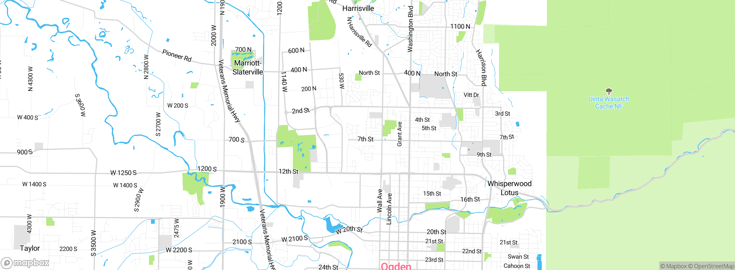 Map showing approximate location