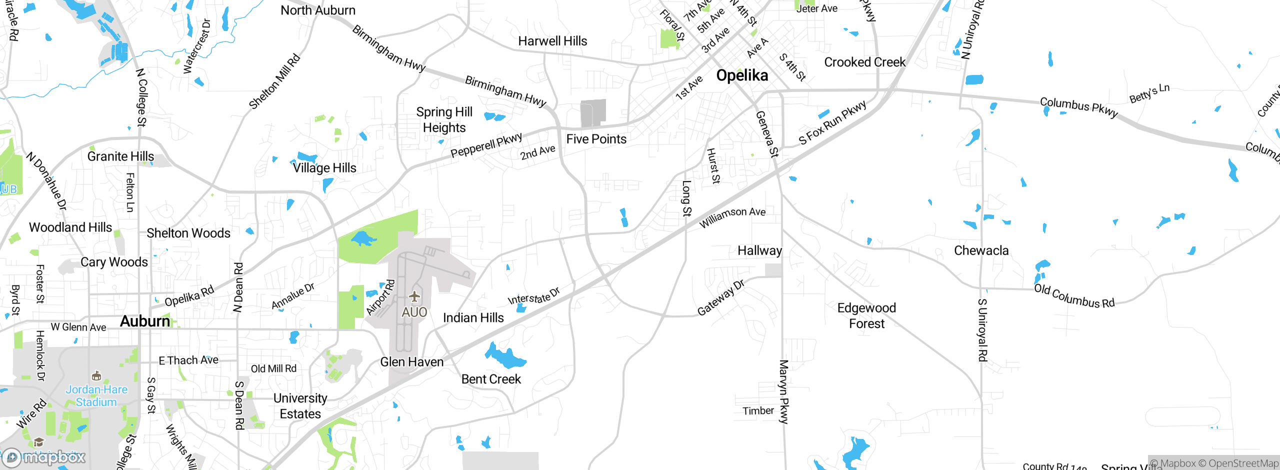 Map showing approximate location