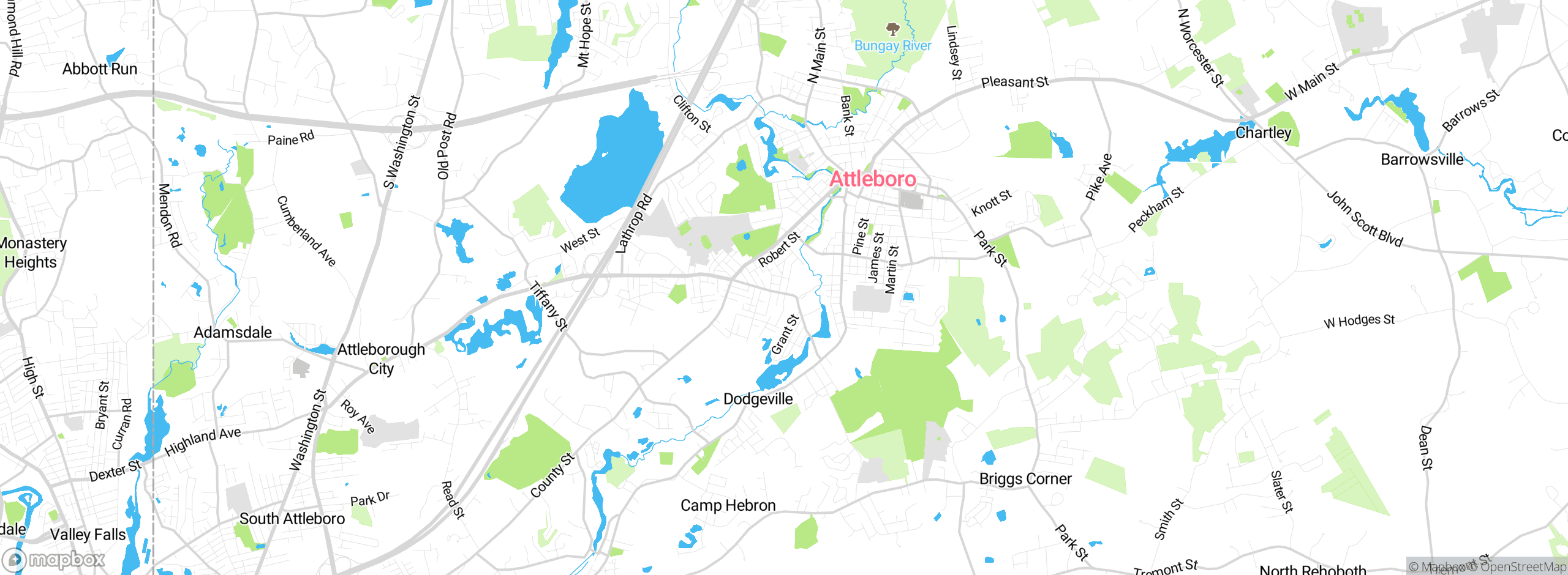 Map showing approximate location