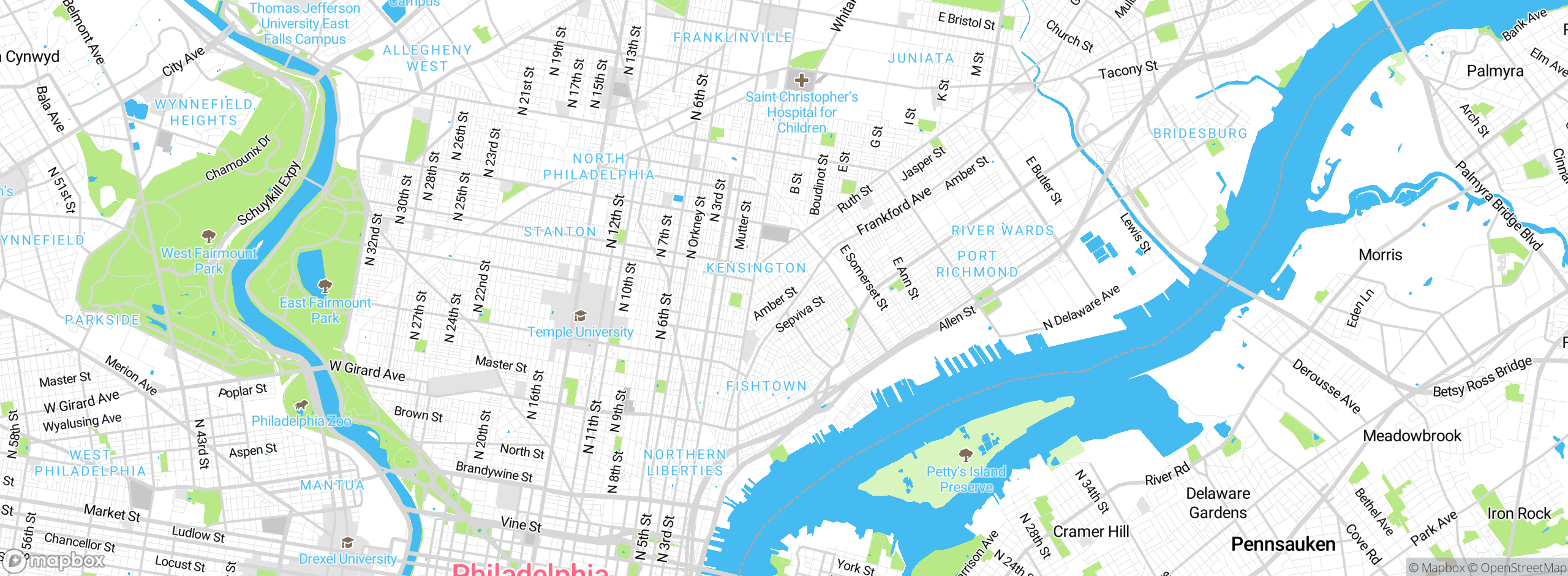 Map showing approximate location