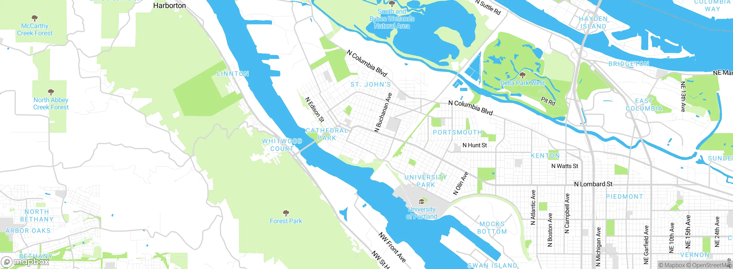 Map showing approximate location