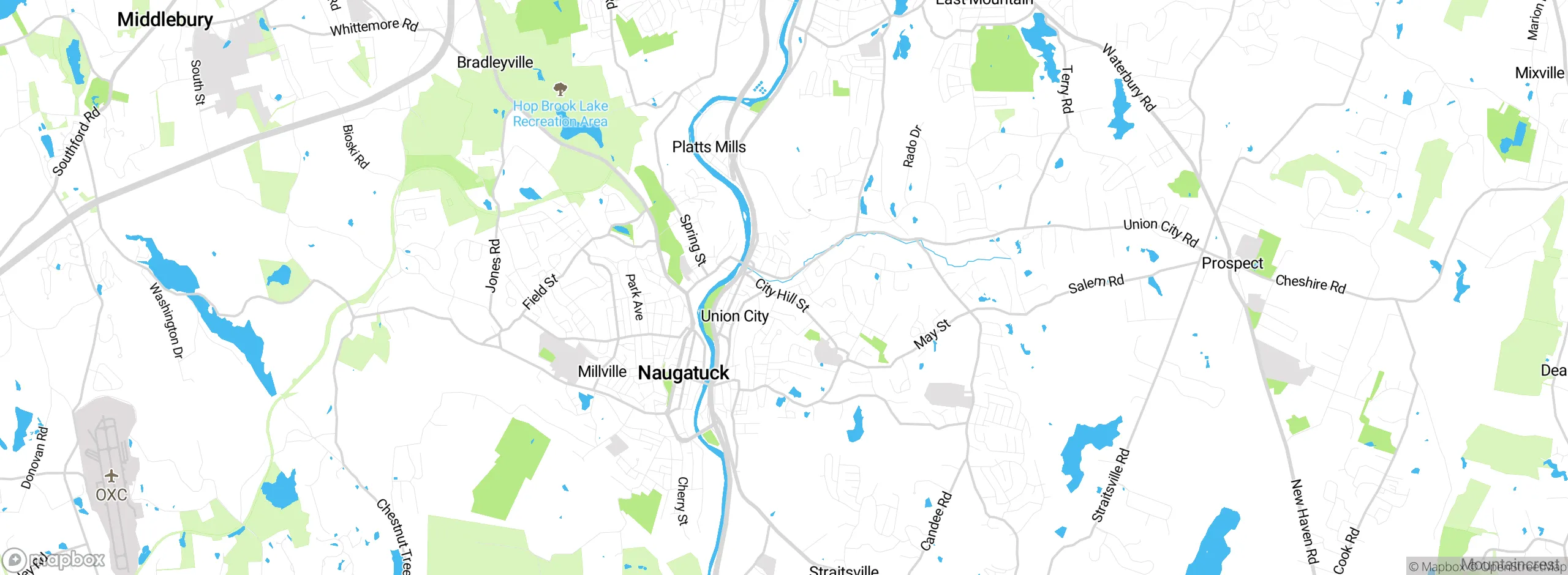 Map showing approximate location