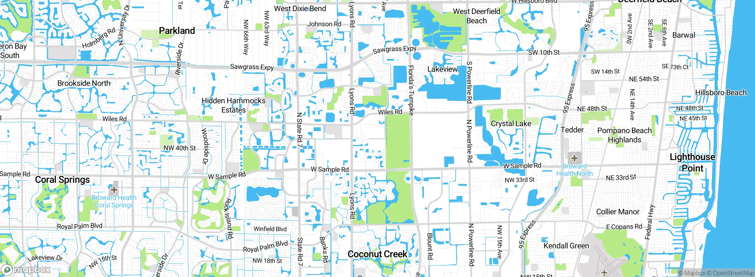 Map showing approximate location