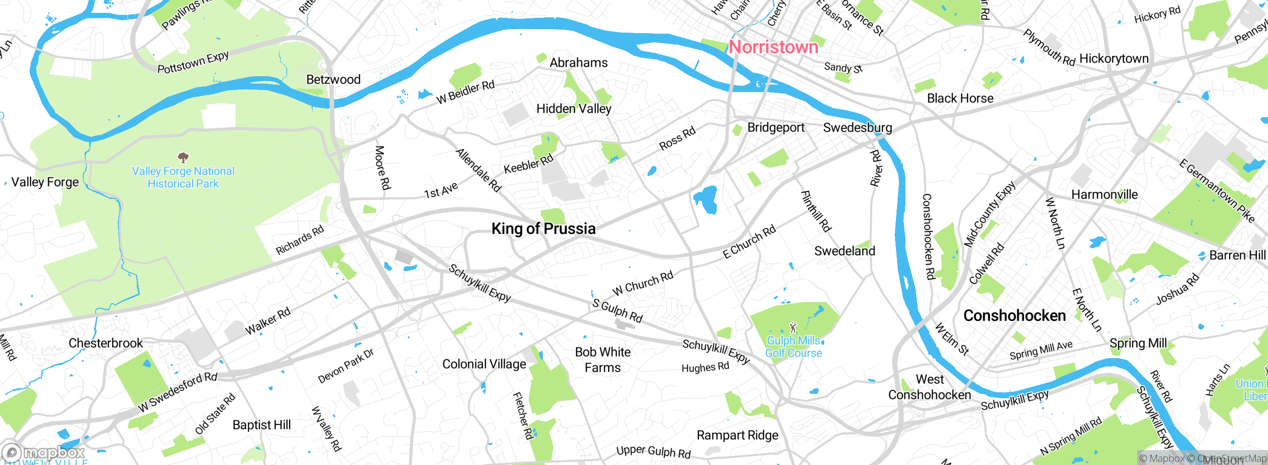 Map showing approximate location