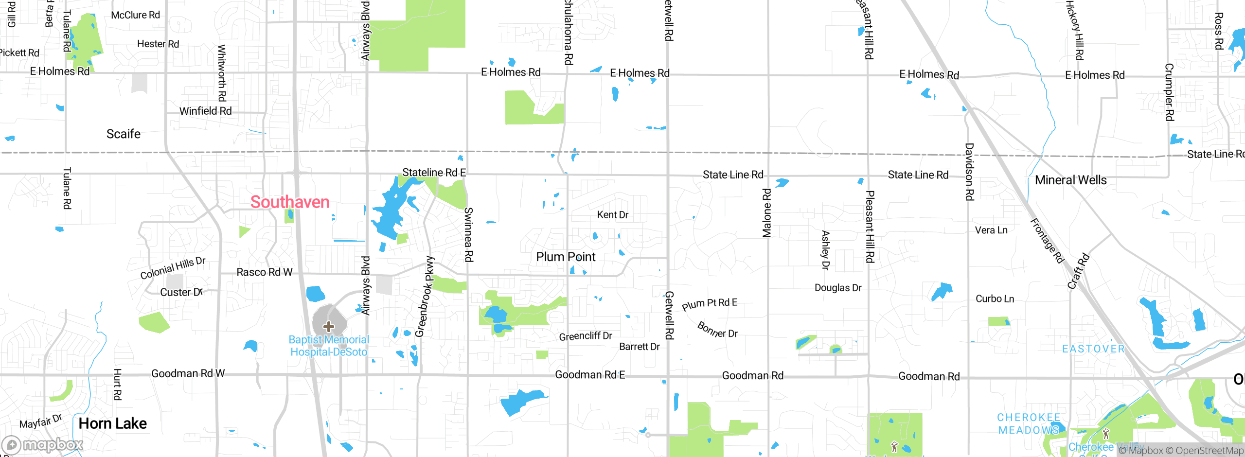 Map showing approximate location