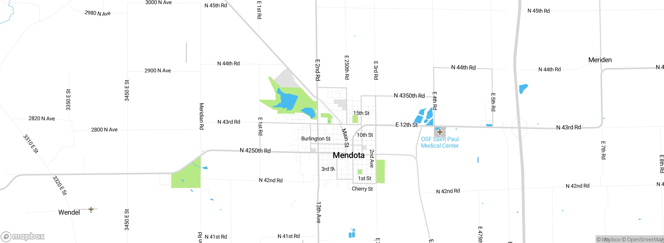 Map showing approximate location