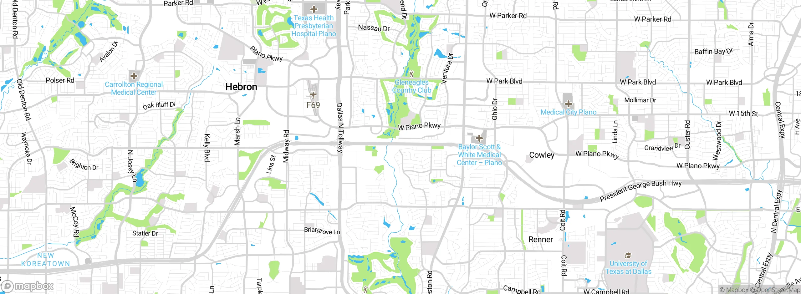 Map showing approximate location