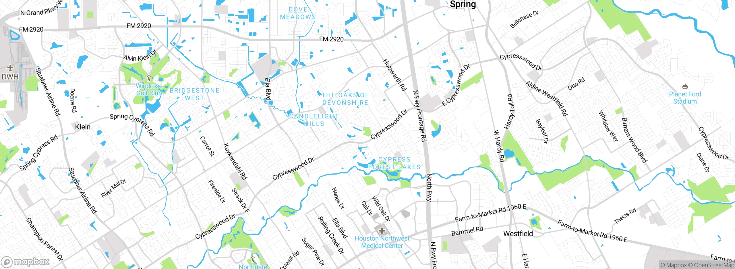 Map showing approximate location