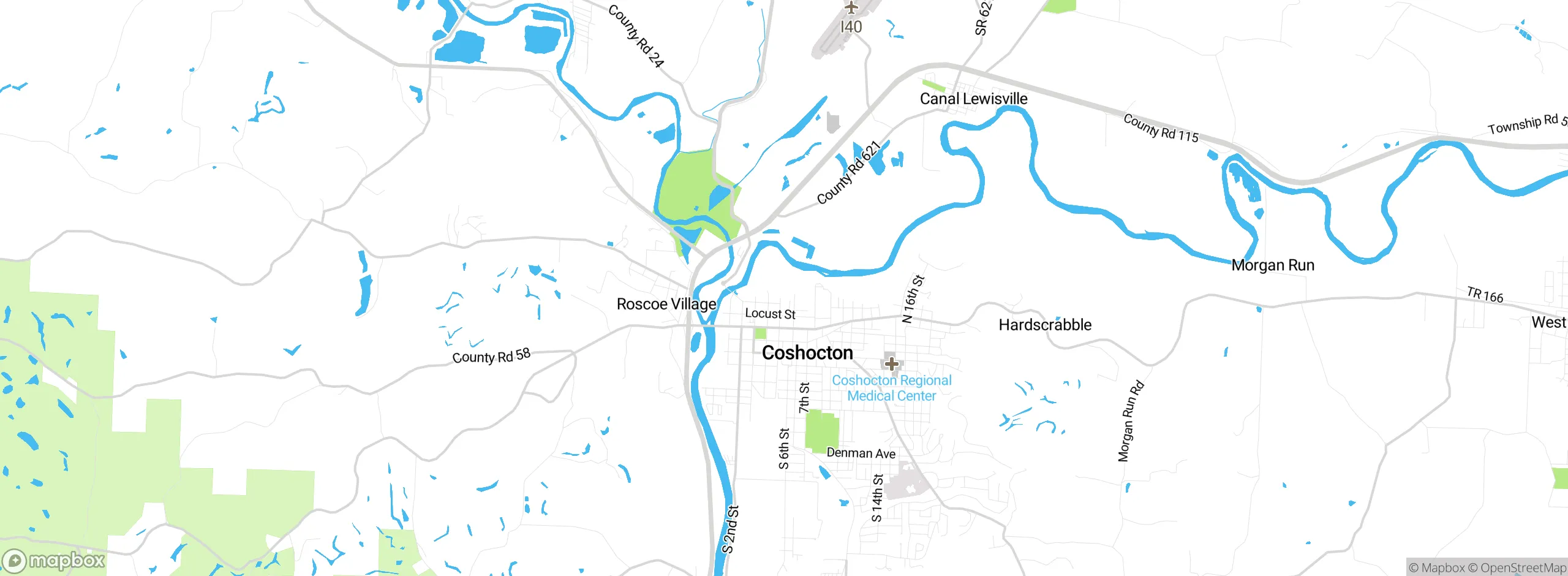 Map showing approximate location