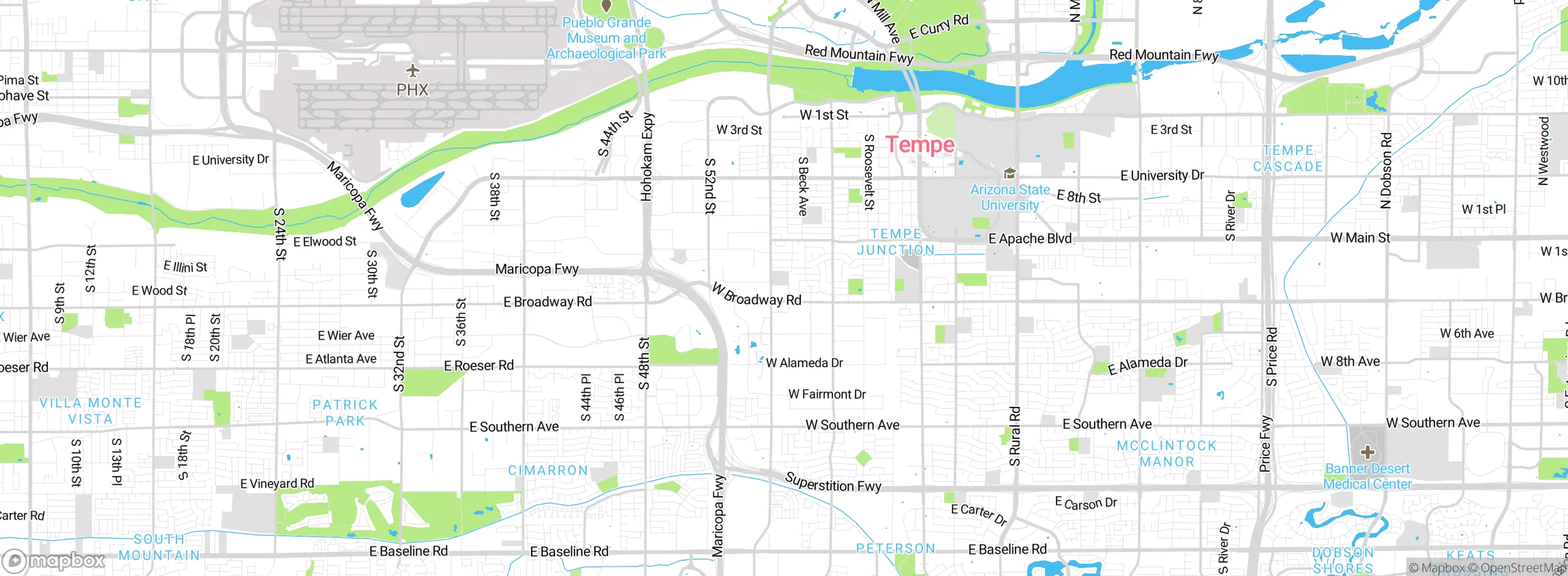 Map showing approximate location