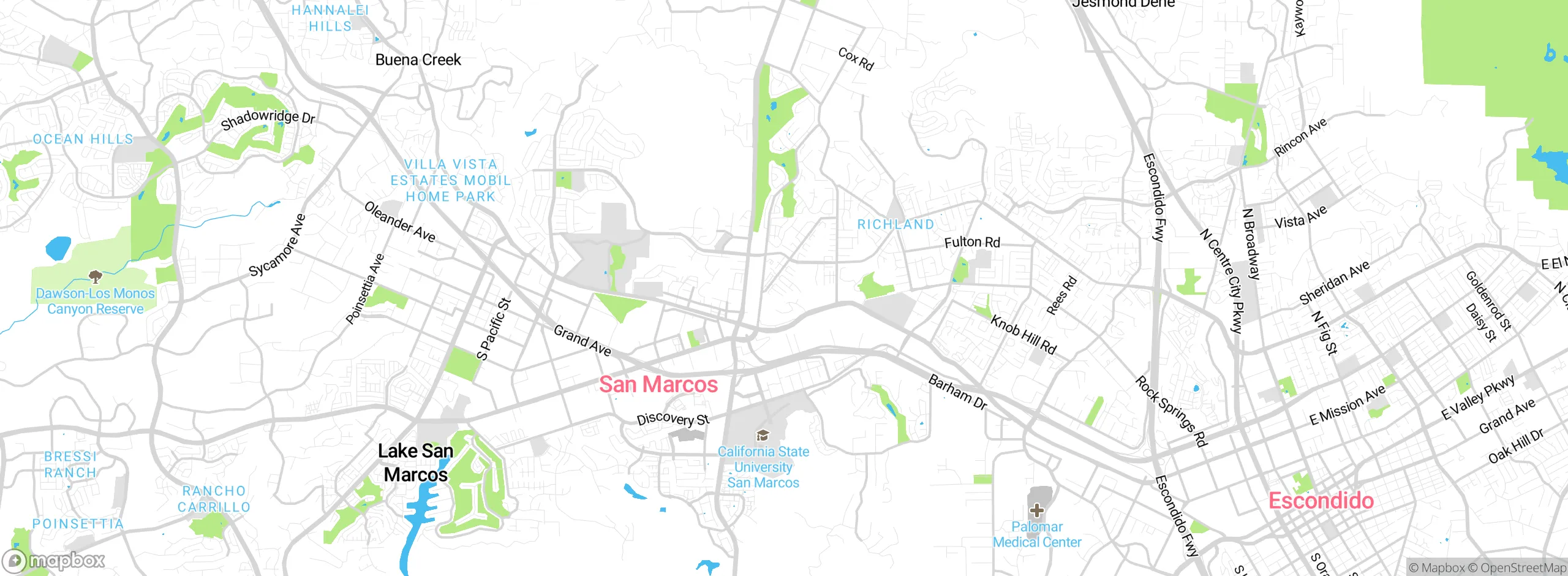 Map showing approximate location